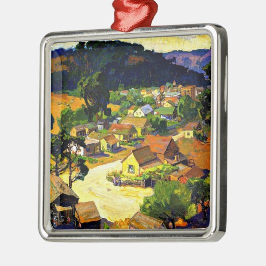 Bischoff - Cambria, een vredige Californische stad Metalen Ornament (Links)