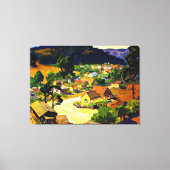 Bischoff - Cambria, een vreedzaam Californische do Canvas Afdruk (Voorkant)