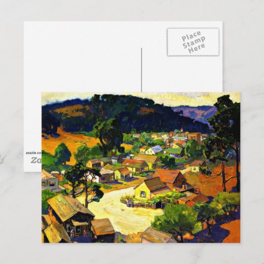 Bischoff - Cambria, een vreedzame Californische st Briefkaart (Voorkant / Achterkant)