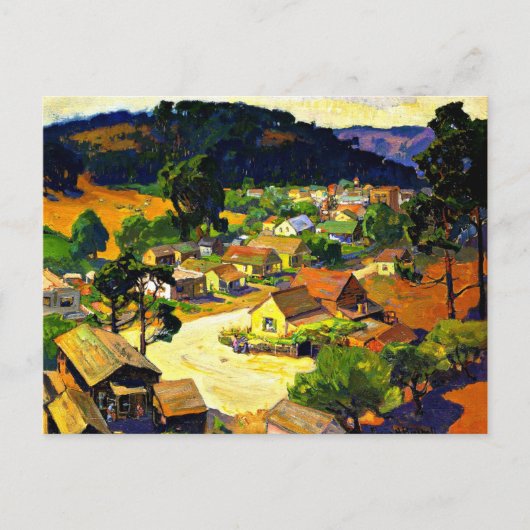 Bischoff - Cambria, een vreedzame Californische st Briefkaart (Voorkant)