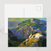 Bischoff - Canyon Green, beeldende kunst, Briefkaart (Voorkant / Achterkant)