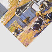 Bischoff - De Zuivel, kunst, Tissuepapier (Detail)