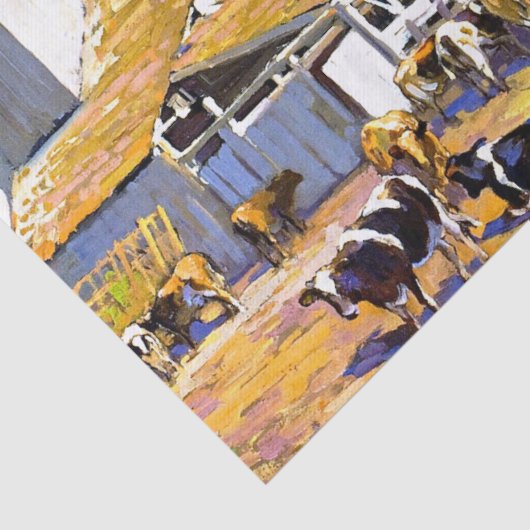 Bischoff - De Zuivel, kunst, Tissuepapier (Detail)