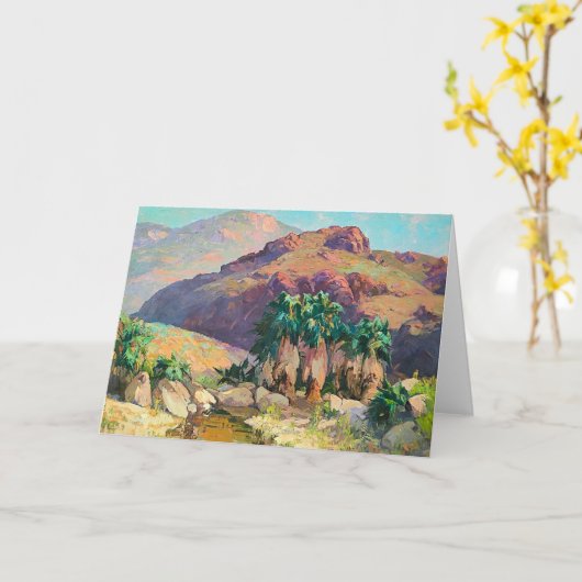 Bischoff - Palm Canyon Kaart (Gele Bloem)