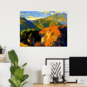 Bischoff - Pasadena Foothills Poster (Thuiskantoor)