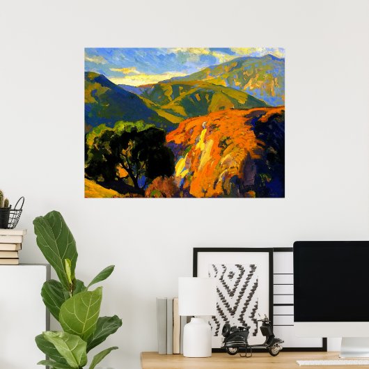 Bischoff - Pasadena Foothills Poster (Thuiskantoor)