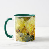 Bischoff - Rozen (geel), fijn kunstschilderij, Mok (Links)