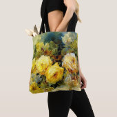 Bischoff - Rozen (geel), fijn kunstschilderij, Tote Bag (Dichtbij)