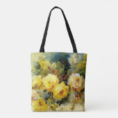 Bischoff - Rozen (geel), fijnschilderkunst, Tote Bag (Achterkant)