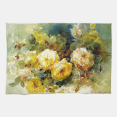 Bischoff - Rozen (geel) Theedoek (Horizontaal)