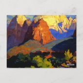 Bischoff - Zion Park Briefkaart (Achterkant)