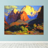 Bischoff - Zion Park Canvas Afdruk (Insitu (Houten vloer))