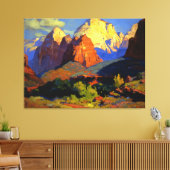 Bischoff - Zion Park Canvas Afdruk (Insitu (Woonkamer))