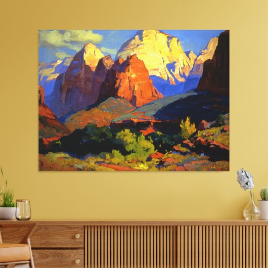 Bischoff - Zion Park Canvas Afdruk (Insitu (Woonkamer))