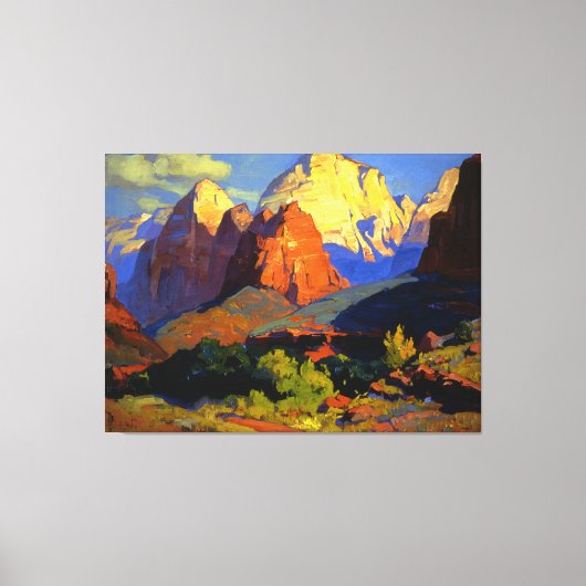 Bischoff - Zion Park Canvas Afdruk (Voorkant)