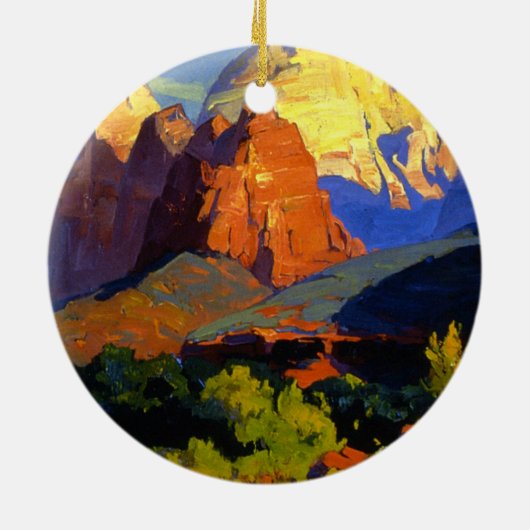 Bischoff - Zion Park Keramisch Ornament (Achterkant)