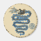 Biscione Nerazzurro Inter (draak) Magneet (Voorkant)