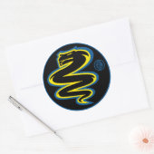 Biscione Nerazzurro Inter - zwarte sticker (Envelop)