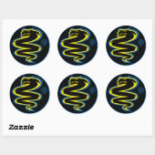 Biscione Nerazzurro Inter - zwarte sticker (Vel)