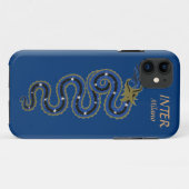 Biscione Nerazzurro, iphone 5 Hoesje (blu) (Achterkant (horizontaal))