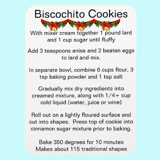 Biscochito New Mexico's officiële koekjesrecept Magneet