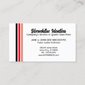 biscochito visitekaartje (Achterkant)