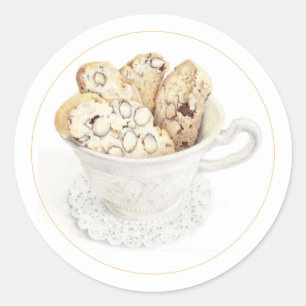 BISCOTTI 1,5" ronde Stickers