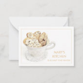 BISCOTTI 3.5x2.5 Visitekaartje Notitiekaartje (Voorkant)