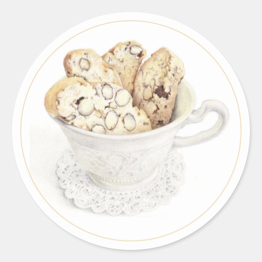 BISCOTTI 3"Ronde Stickers (Voorkant)
