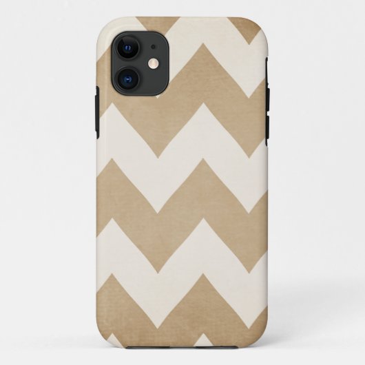 Biscotti & Cream Chevron hoesje voor Iphone 5 (Achterkant)
