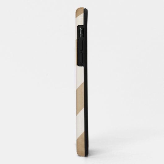 Biscotti en Cream Chevron Iphone 5 hoesje (Achterkant/links)