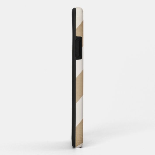 Biscotti en Cream Chevron Iphone 5 hoesje (Achterkant/rechts)