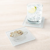 BISCOTTI Glas Onderzetter voor Drankjes (Schuin)