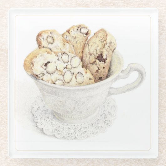 BISCOTTI Glas Onderzetter voor Drankjes (Voorkant)