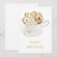 BISCOTTI Happy Birthday 5x7 Flat Kaart