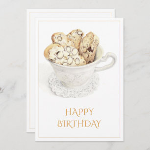 BISCOTTI Happy Birthday 5x7 Flat Kaart
