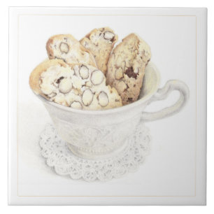 BISCOTTI keramische tegel 15 cm Tegeltje