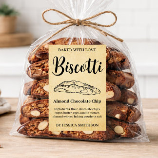 Biscotti op maat gemaakte label BIS001btr Wijn Etiket