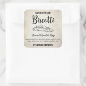 Biscotti op maat gemaakte label BIS002bsq (Tas)