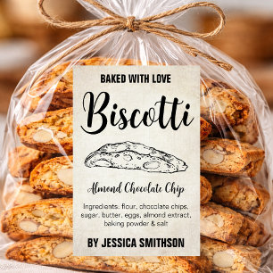 Biscotti op maat gemaakte label BIS002btr Wijn Etiket