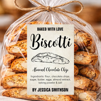 Biscotti op maat gemaakte label BIS002btr Wijn Etiket