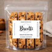 Biscotti op maat gemaakte label CK007rtbis Voedselcontainer Etiket