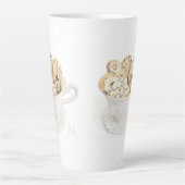 BISCOTTI Tall Latte Mok + Initiaal (Voorkant)