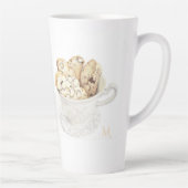 BISCOTTI Tall Latte Mok + Initiaal (Rechts)