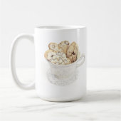 BISCOTTI "TEA TIME" Witte Hoge Mok (Links)