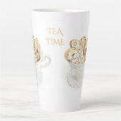 BISCOTTI "THEE TIJD" Tall Latte Mok (Voorkant)