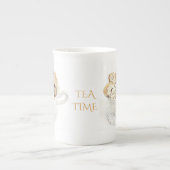 BISCOTTI "THEETIJD" Bone China Mok (Voorkant)