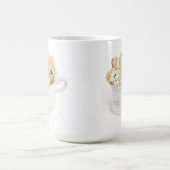 BISCOTTI Witte hoge Mok + Initiaal (Center)