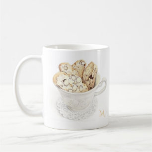 BISCOTTI Witte Mok + Initiaal