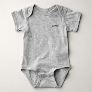 Biscotto/Little Biscuit Baby Bodysuit Grey